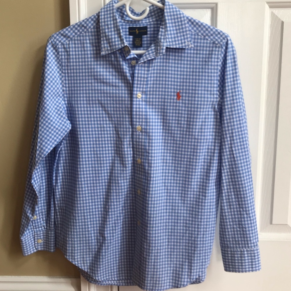 Ralph Lauren Boy’s Gingham Dress Shirt
